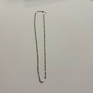 Italy Sterling Silver Diamond Cut Rope Chain